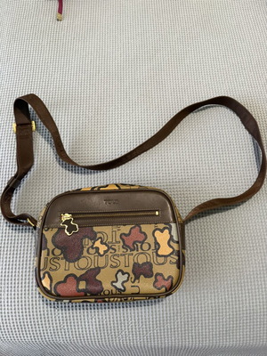 Tous crossbody bag medium size like new, brown multicolor