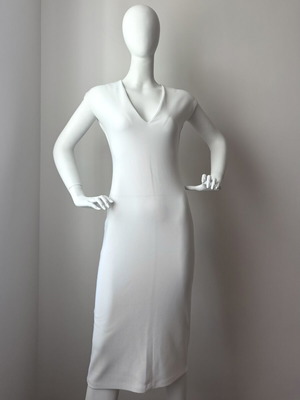 Zara Classy Midi White Dress new, size medium
