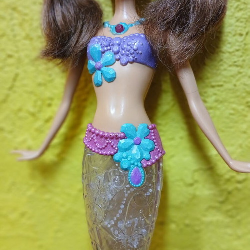 Barbie Dreamtopia Sparkle Lights Mermaid doll used