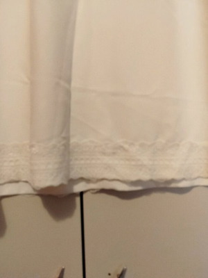 Crepe blouse new with lace hem, sizes XL and XXL