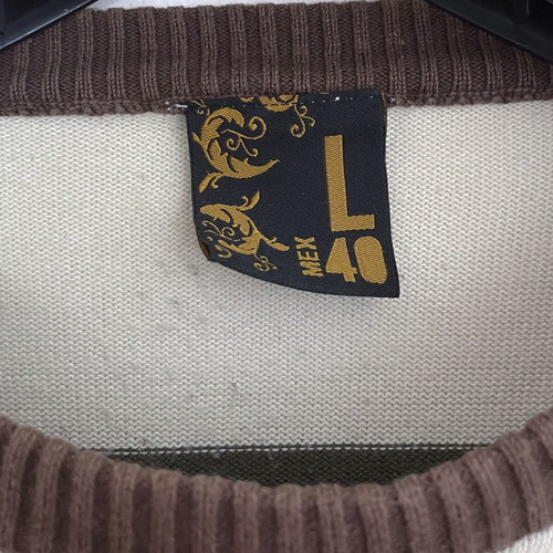 Bershka Sweatshirt 00s Large used, brown and green