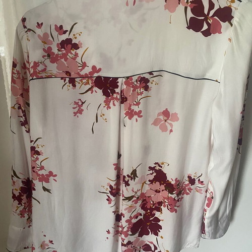 Massimo Dutti shirt like new, size 40, white and pink