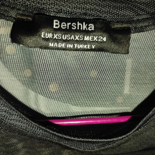 Bershka Mesh See Through Flame T-shirt like new, size XS