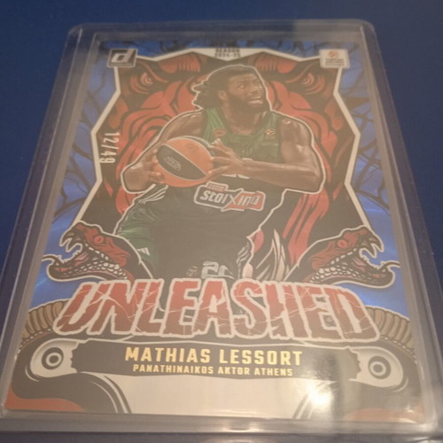 Mathias Lessort Panini Euroleague Donruss Unleashed card /49