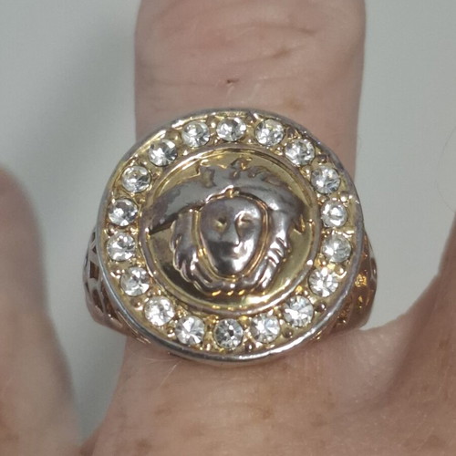 Medusa ring size 59 or 60 used, not gold or silver