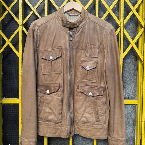 Dolce & Gabbana 7 Pocket Jacket used, lambskin nappa, beige, size M