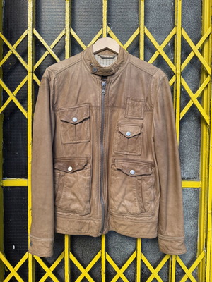 Dolce & Gabbana 7 Pocket Jacket used, lambskin nappa, beige, size M