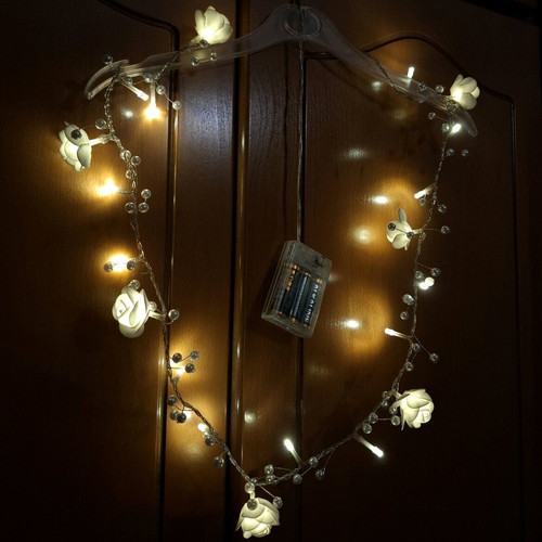 Battery-Powered String Lights Warm White