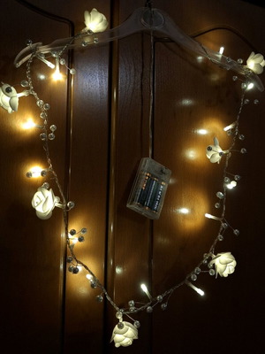Battery-Powered String Lights Warm White