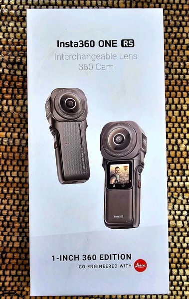 action camera insta360 one rs 1-inch 360 edition - black