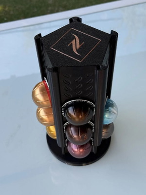 Rotating Nespresso Vertuo Capsule Holder 3D printed new