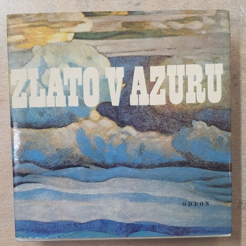 Zlato v Azuru Russian Poetry Anthology used, Czech language
