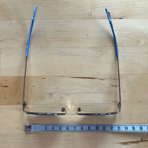 Byblos sunglasses used with metal frame and blue mirror lenses