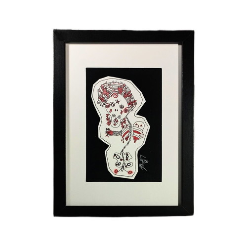 The Anticipation of Redemption Original Drawing in Frame new