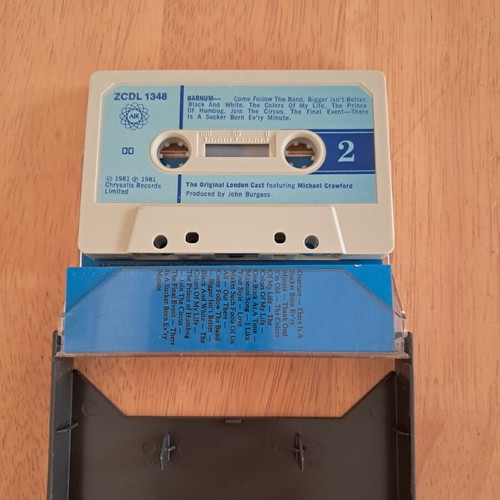 Cassette The Original London Cast Featuring Michael Crawford Barnum used
