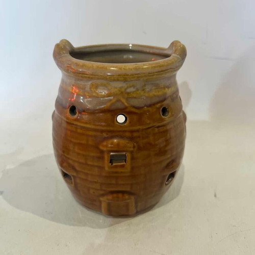 Ceramic Aroma Diffuser used, brown tone 11x9