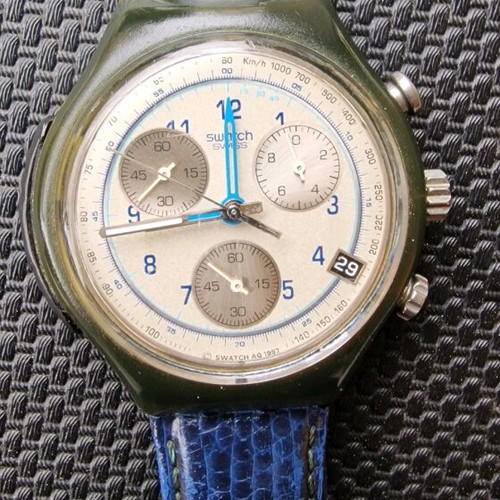 Swatch Chrono Alarm SON401 Point d'Orgue AG1997 used collectible watch