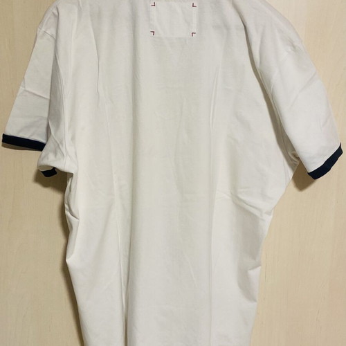 Boggi Milano men's cotton t-shirt like new, white and blue