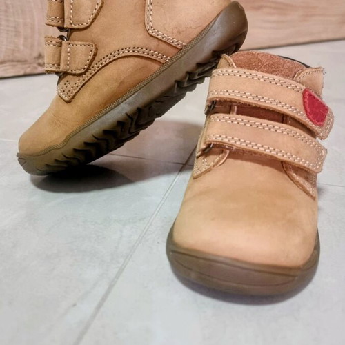 Geox Boys' Boot Like New, Size 23, Beige Brown