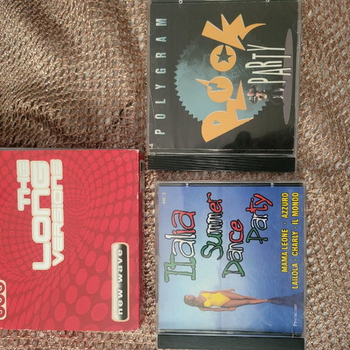 Company CDs with one double CD, all together