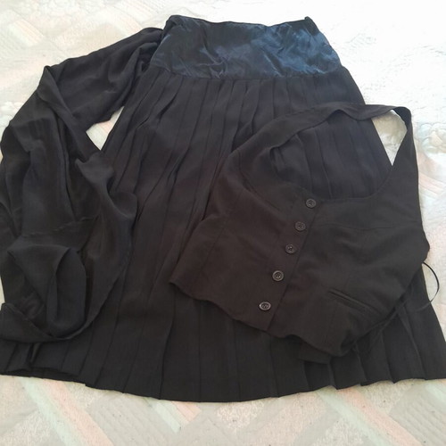 Skirt with vest gift, like new, size M 38 10