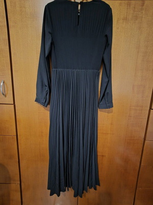 Zara pleated black dress like new, size S