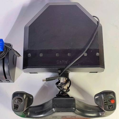 Saitek Pro Flight Yoke System used, flight simulation system for PC