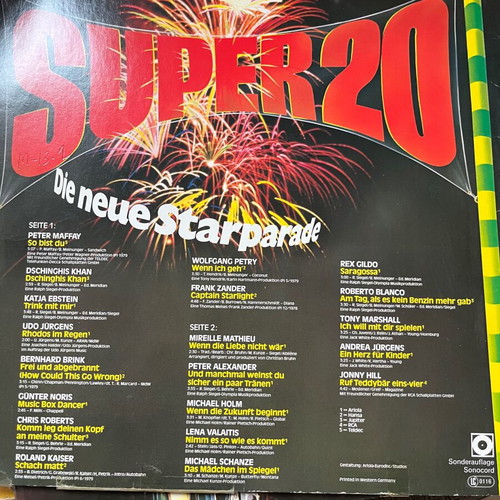 Vinyl Super 20 like new