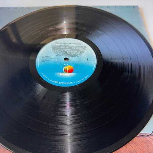 Grace Jones Island Life LP used, pop, 1985 Greek first edition