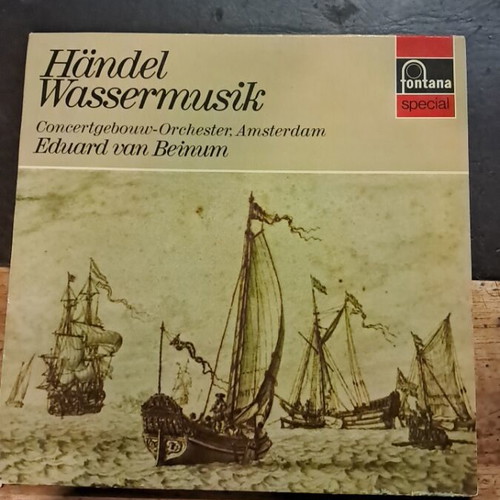 Handel Wassermusik vinyl record used, Eduard van Beinum