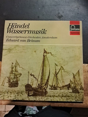 Handel Wassermusik vinyl record used, Eduard van Beinum
