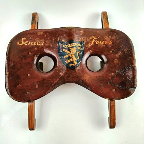 Antique rowing seat used, Emmanuel College Cambridge, late 19th century