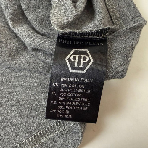 Philipp Plein Handmade Skull T-shirt new, gray, size L/XXL