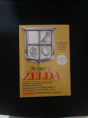 The Legend of Zelda NES repro empty box