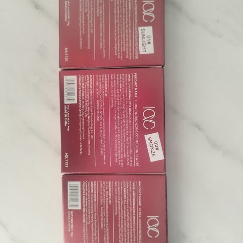Bronzer powders set of 3 new with sponges