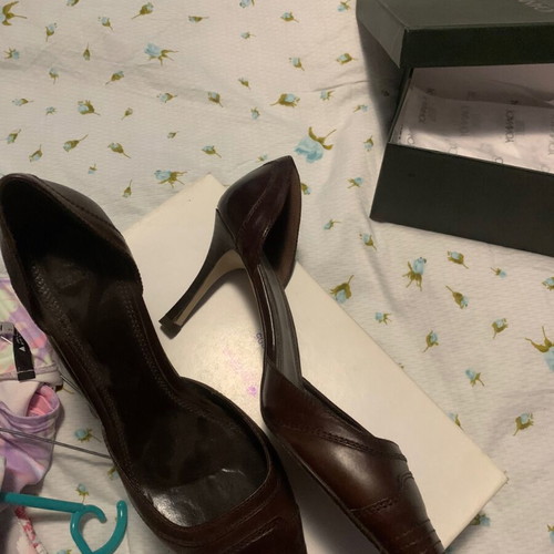 Zara brown pointed pumps like new, size 39