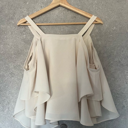 See U Soon women's top like new, beige, size S