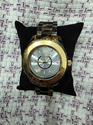 Loisir watch with tortoise bracelet like new, brown