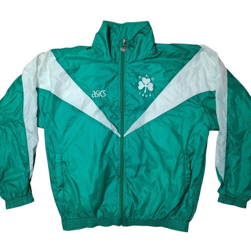 Panathinaikos Asics windbreaker jacket used, authentic 90s collectible