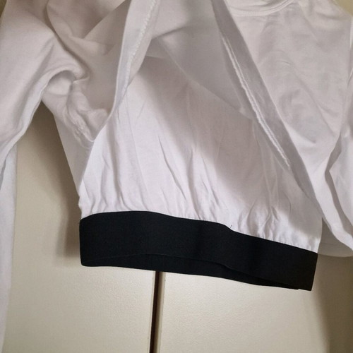 Zara white crop top like new, size S