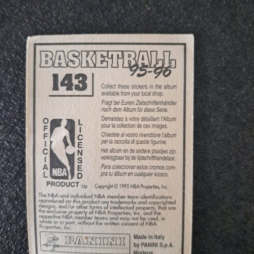 Panini NBA sticker used David Robinson 1995-96 season