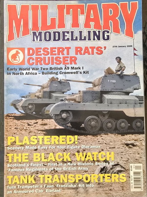 Military Modelling magazine January 2006 like new
