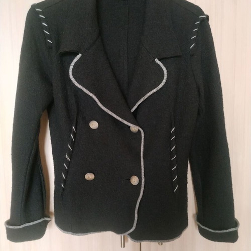 Wool black jacket cardigan S used