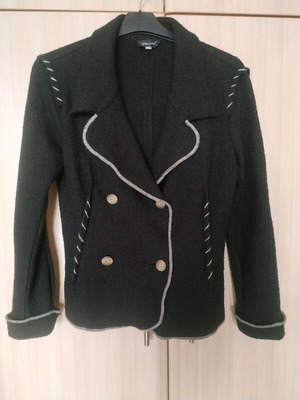 Wool black jacket cardigan S used