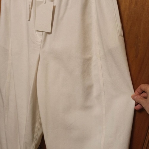 COS N40 White Wide Trousers New