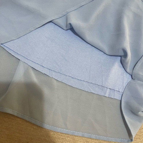 Light long-sleeve shirt like new, turquoise, size M/38