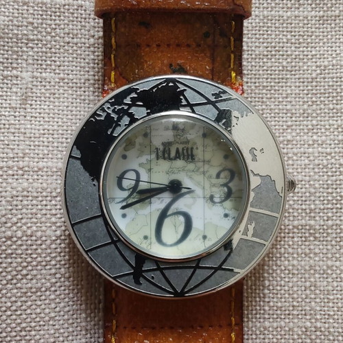 Alviero Martini 1A Classe Geo Map women's watch quartz like new with box
