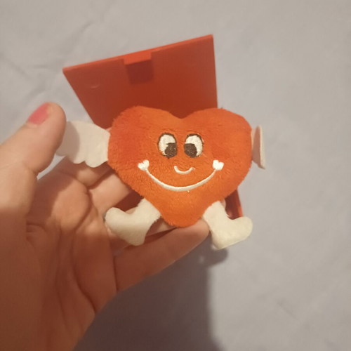 Surprise toy with plush heart