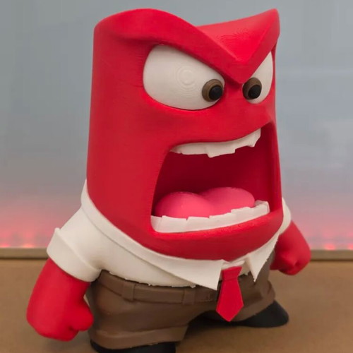 Anger figure from Inside Out, made to order
