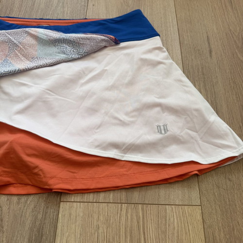 Eleven by Venus Williams tiered multicolor tennis workout skort size L like new